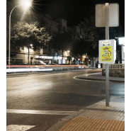 Cendrier d'extérieur sur pied - Ludique et préventif avec sticker A4 - Sensibilisation à l'impact des mégots et de la cigarette sur la santé_2