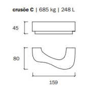 Mobilier urbain - Crusöe de Roger Albero - Réf 559-crue-e - différentes hauteurs - 685 kg à 3.570 kg_2
