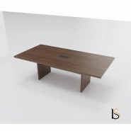 Table de réunion rectangulaire Sile - Bralco - Noyer_2