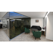 Cloison modulaire vitrée bord à bord pour bureaux & locaux professionnels_2