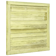 Vidaxl portail de jardin bois de pin imprégné 100x100 cm 45333_2