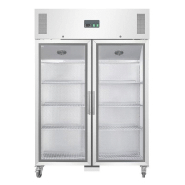 Armoire réfrigérée positive 2 portes vitrée 1200 litres - garantie 2 ans_2
