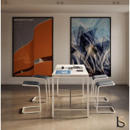 Table haute CREO - OFFICITY - Blanc, 180 x 80 cm_2