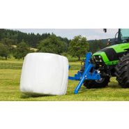 Btgha - Fourche à balles rondes avec redresseur - Goewell - Poids 125 kg - Pour balles de 1,00 à 1,80 m de diamètre_2