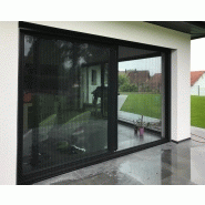 Moustiquaire à faible encombrement de 31 mm pour installation sous volets roulants