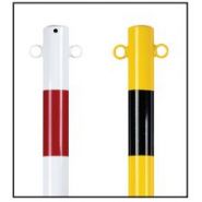 Pot60prb - barrière à chaîne poteaux métalliques - signals - l 70 x l 70 mm, ø 60 mm_2