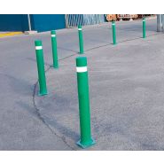 Potelet à mémoire de forme - A-Flex B - Plaque 160×160 mm - Fixation par 4 taquets métalliques_2