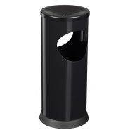 Réf. 58945 Kipso - Cendrier corbeille étouffoir 0,25L/17,5L - Rossignol - Noir graphique - Fabrication française_2