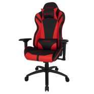 Siège réglable AZGENON Z300 Rouge - Accoudoirs 4D, appui-tête et coussin lombaire - Réf : AZG_Z300_BKRED_2