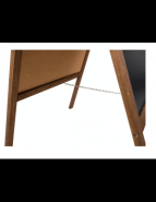 Stop trottoir en bois - 2 faces ardoises - Référence: PE-STOP-TROTT-BOIS_2