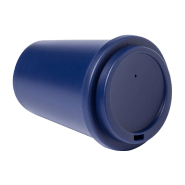 Mug thermos - isotherme à double paroi en plastique PP - 300 ml - couleur bleu foncé_2