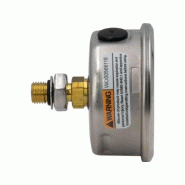 G2533SR, Manomètre, 63 mm Face, Montage arrière, Bain de glycérine, 200 bar pression maximale_2