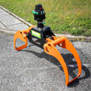 Grappin forestier compatible avec rotateurs et attaches pour pelles, grues et tracteurs