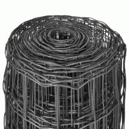 Vidaxl clôture euro acier 25 x 0,8 m gris 142514_2