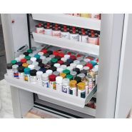 201511W - Armoire de sécurité coupe-feu Select, W-124-O avec 4 bacs-tiroirs - Résistance 90 minutes EN 14770-1_2