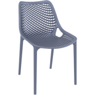 Chaise empilable en polypropylène teinté anti-UV - renforcée en fibre de verre - ARCHI_2