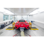 Chambre d'essai à rouleaux avec régulation de climat pour véhicule complet_2