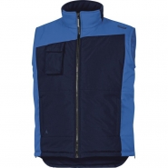 Gilet sans manche en polyester Pongee enduit PVC - Fidji2 - chaud et confortable avec doublure polaire et 4 poches_2