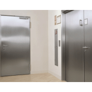 Porte en acier inoxydable Teckentrup - haute qualité et hygiène pour cuisines, laboratoires et espaces professionnels_2