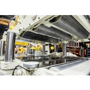 Machine de rabotage robuste pour poutres d'une épaisseur maximale de 16 pouces