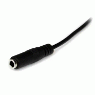 StarTech Cble d'extension audio stéréo Slim 3,5 mm de 1 m _2