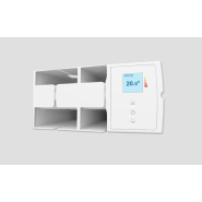 Radiateur chaleur douce Accessio digital 2 horizontal 500W blanc - Atlantic - 524905_2