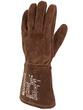 Gants de protection thermique en croûte de bovin - Renforcés avec manchette et doublure en coton_2
