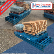 Lot de rayonnages industriels  - Provost - Propal - Hauteur 2 100mm, Longueur 8 460mm, Profondeur 1 000mm_2