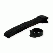 VALUE Bande auto-agrippante avec languette, par 20, noir, 15 cm_2