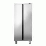 Armoire haute inox P 700 x 1800- 2 portes battantes -_2