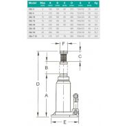 Crics bouteille - compac - capacité maximale : de 3 à 10t_2