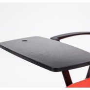 Chaise de formation fonctionnelle SHILA - tablette rabattable, empilable et disponible en plusieurs coloris pour salle de conférences et espaces de formation_2