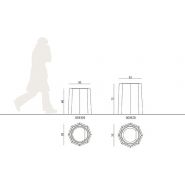 003320 - Pasaż - Komserwis - poubelle publique 70L - hauteur 60 cm - diamètre 50 cm_2