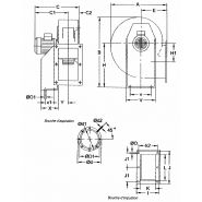 Cmp-1025-2t-3/atex - ventilateur centrifuge ATEX - Récirculation - 2880 tr/min - 2520 m³/h_2
