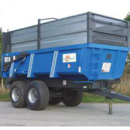 Remorque monocoque 15T - Benne 5,5x2,2 m - Volume 12-17,5 m³_2