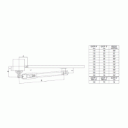 Motorisation pour portail battant be20/210 / vérin / largeur max 2.2 m_2