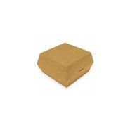 Grande boîte hamburger kraft brun - 14,5 cm - résistante aux graisses et chocs - conditionnée par 400_2