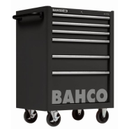 Servante d'atelier classique C75 - 6 tiroirs, noir, 986 x 501 x 763 mm - 1475K6BLACK_2