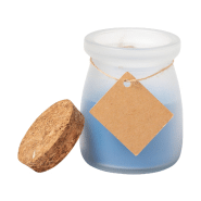 Bougie parfumée - Océan - Pot en verre - Couleur bleue - 146g_2