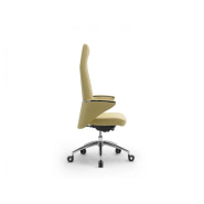 Fauteuil de direction haut de gamme ZEUS - design moderne, finitions cuir, tissu ignifugé et similicuir, garantie 5 ans_2