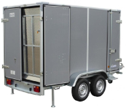 Remorque fourgon LIDER V3 - 2 essieux - freiné - 300x155x177 - PTAC : 2000 kg - Reference -3116-3-1O3-1863-N_2