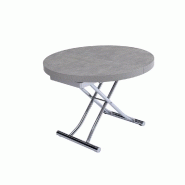 Mobilier gain de place : table basse transformable en table de repas