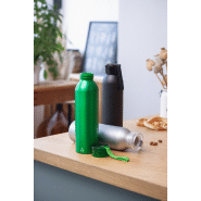 Gourde de sport en aluminium recyclé - 600 ml - Couvercle assorti et sangle silicone_2