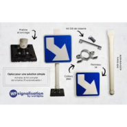 Balise J5 autorelevable (kit complet) - Made in France - Rétroréfléchissant classe 2_2