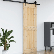 Vidaxl porte narvik 70x210 cm bois massif de pin 154436_2