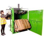 Presse à balles haute capacité V16 pour les déchets des PME/PMI - Solution tout-en-un pour déchets variés. Presse à balles haute capacité V16 pour les déchets des PME/PMI - Solution tout-en-un pour déchets variés.