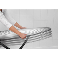 Table à repasser taille D -135 x 45 cm, pour centrale et fer vapeur - Titan Oval Brabantia UGS345647_2