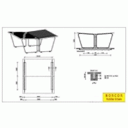 Abri vélo ouvert 5e / toiture en bac acier_2