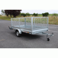 Plateau basculant avec ridelle et grillage 3m06x1m66_2