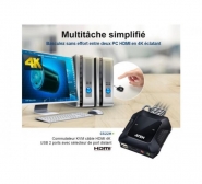 Aten CS22H - Switch KVM HDMI 4K USB 2 ports avec télécommande et sélecteur de port distant_2